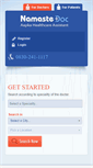 Mobile Screenshot of namastedoc.com